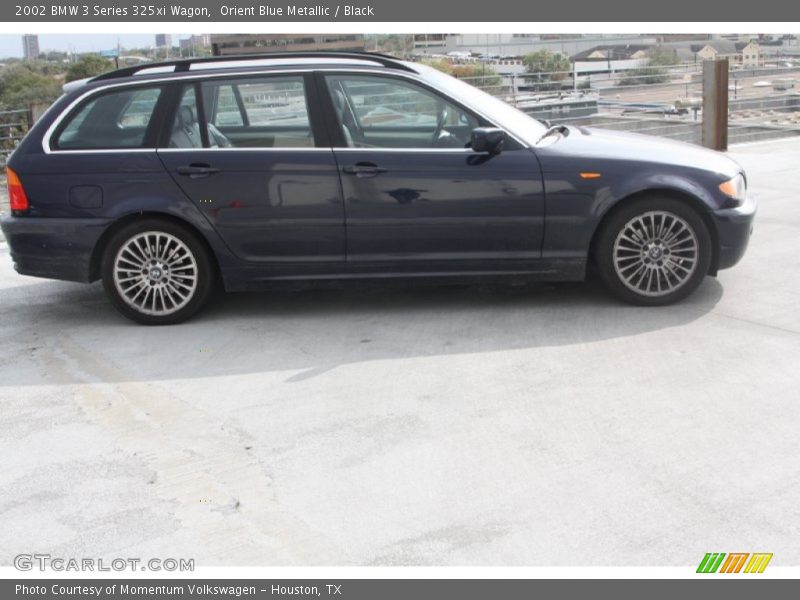 Orient Blue Metallic / Black 2002 BMW 3 Series 325xi Wagon