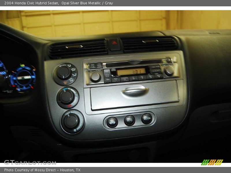 Opal Silver Blue Metallic / Gray 2004 Honda Civic Hybrid Sedan
