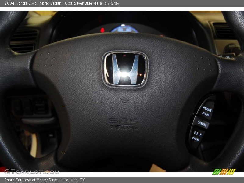 Opal Silver Blue Metallic / Gray 2004 Honda Civic Hybrid Sedan