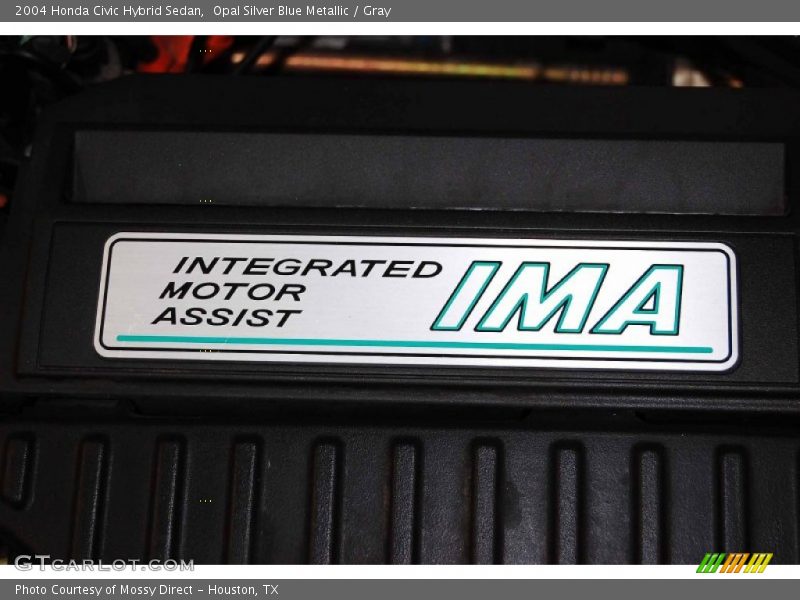 2004 Civic Hybrid Sedan Engine - 1.3L SOHC 8V i-VTEC 4 Cylinder IMA Gasoline/Electric Hybrid