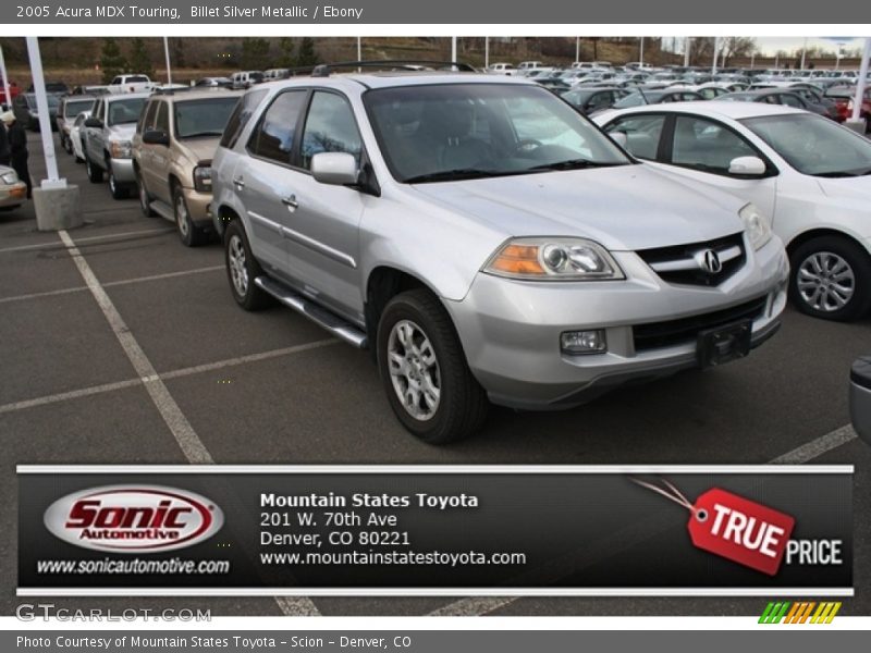 Billet Silver Metallic / Ebony 2005 Acura MDX Touring