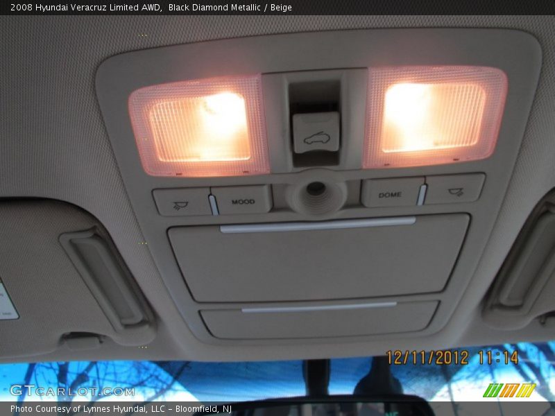Black Diamond Metallic / Beige 2008 Hyundai Veracruz Limited AWD