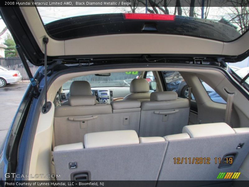 Black Diamond Metallic / Beige 2008 Hyundai Veracruz Limited AWD