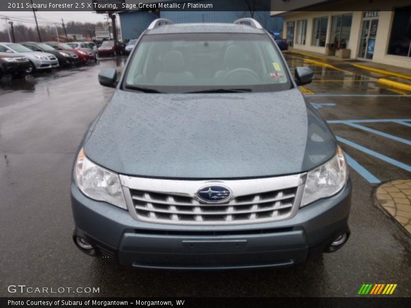 Sage Green Metallic / Platinum 2011 Subaru Forester 2.5 X Touring