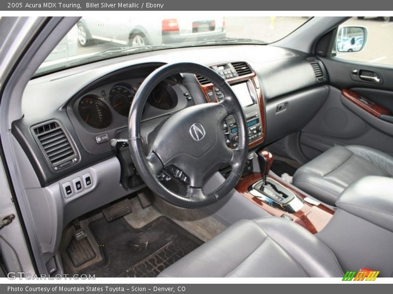Billet Silver Metallic / Ebony 2005 Acura MDX Touring