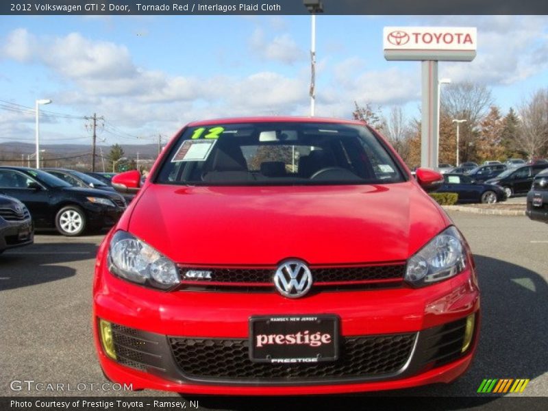 Tornado Red / Interlagos Plaid Cloth 2012 Volkswagen GTI 2 Door