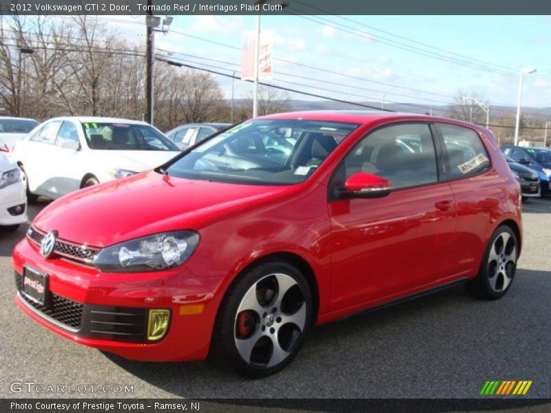 Tornado Red / Interlagos Plaid Cloth 2012 Volkswagen GTI 2 Door