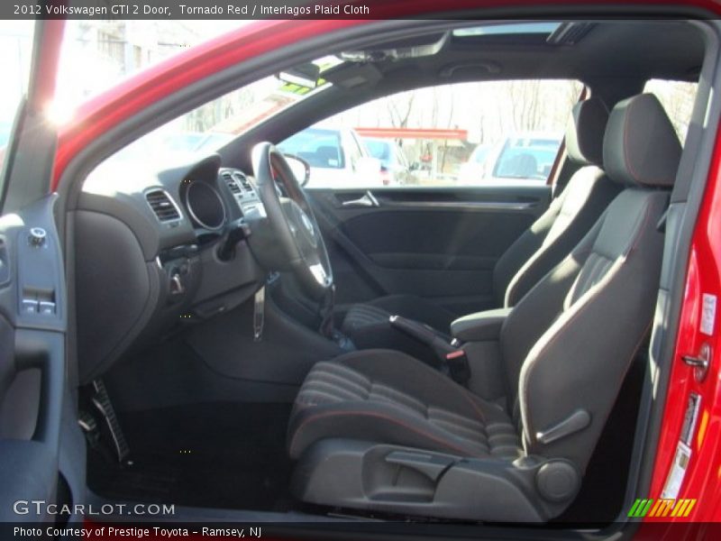 Tornado Red / Interlagos Plaid Cloth 2012 Volkswagen GTI 2 Door