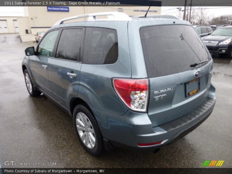 Sage Green Metallic / Platinum 2011 Subaru Forester 2.5 X Touring