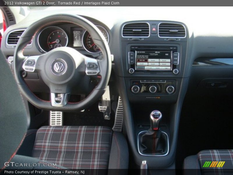 Tornado Red / Interlagos Plaid Cloth 2012 Volkswagen GTI 2 Door