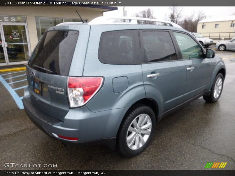 Sage Green Metallic / Platinum 2011 Subaru Forester 2.5 X Touring