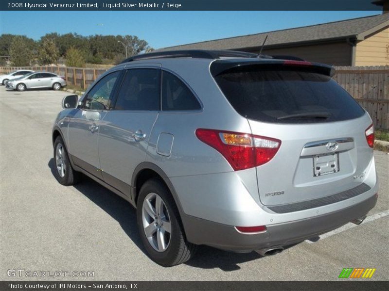 Liquid Silver Metallic / Beige 2008 Hyundai Veracruz Limited
