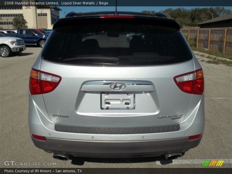 Liquid Silver Metallic / Beige 2008 Hyundai Veracruz Limited