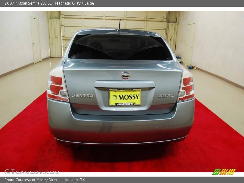 Magnetic Gray / Beige 2007 Nissan Sentra 2.0 SL