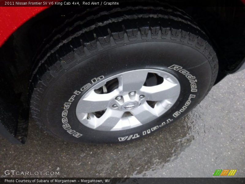 Red Alert / Graphite 2011 Nissan Frontier SV V6 King Cab 4x4