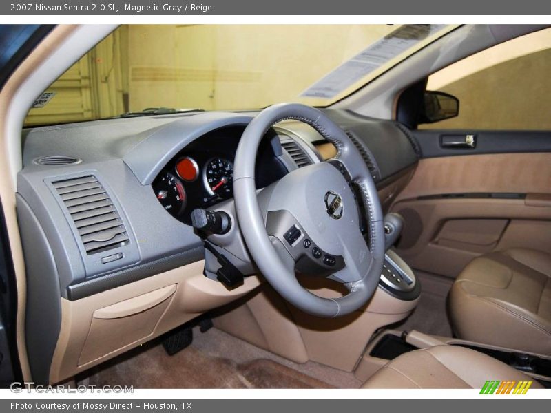 Magnetic Gray / Beige 2007 Nissan Sentra 2.0 SL
