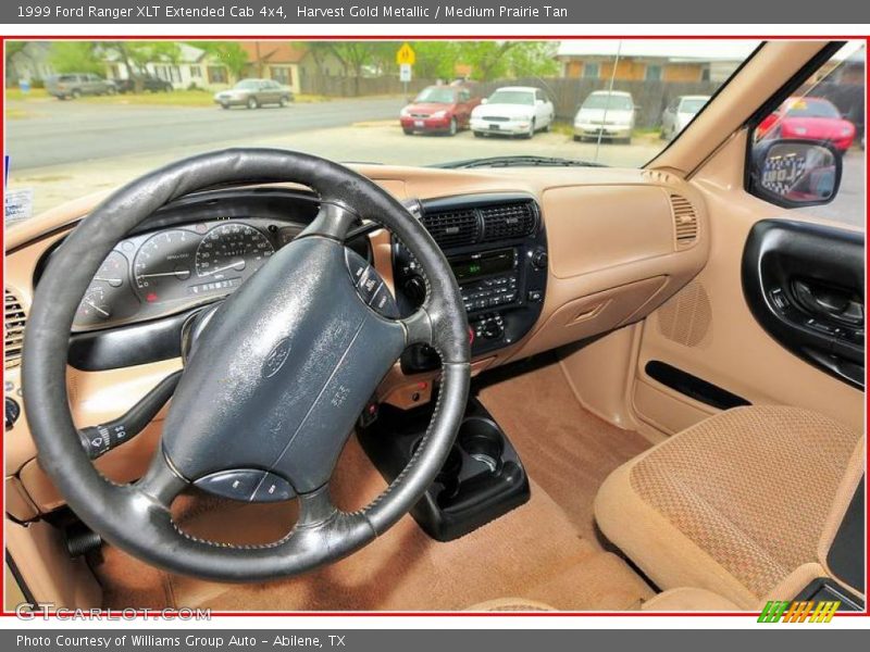 Harvest Gold Metallic / Medium Prairie Tan 1999 Ford Ranger XLT Extended Cab 4x4