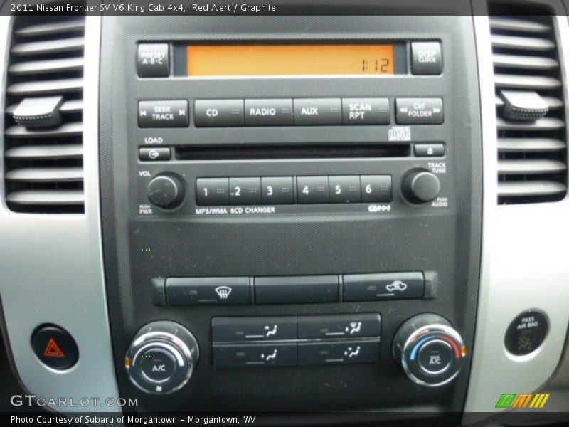 Red Alert / Graphite 2011 Nissan Frontier SV V6 King Cab 4x4