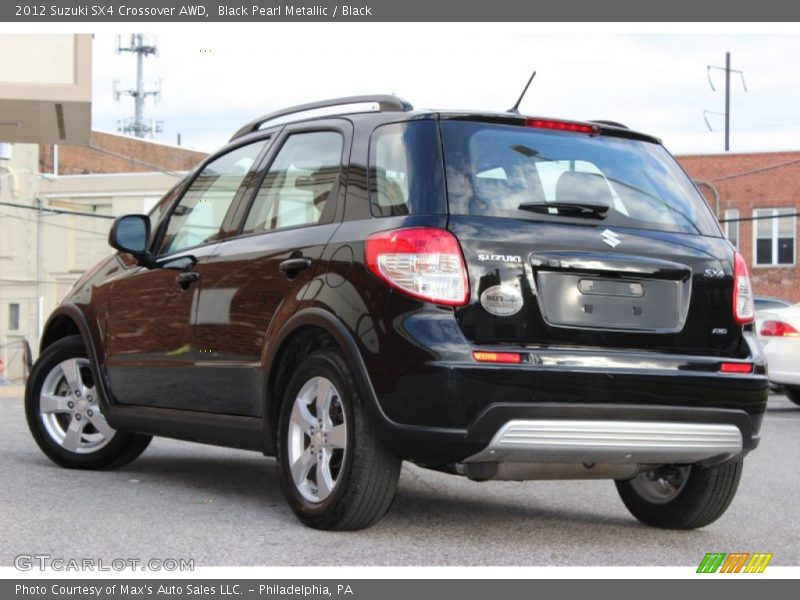 Black Pearl Metallic / Black 2012 Suzuki SX4 Crossover AWD