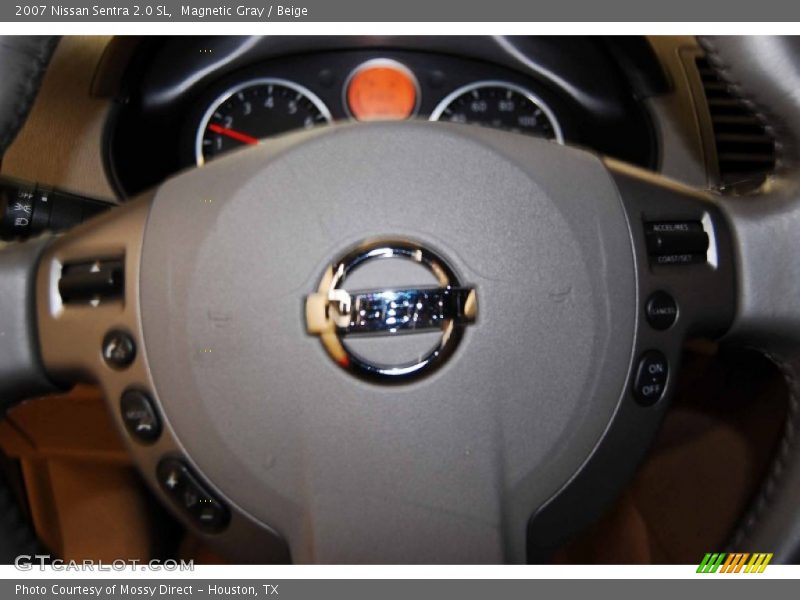 Magnetic Gray / Beige 2007 Nissan Sentra 2.0 SL