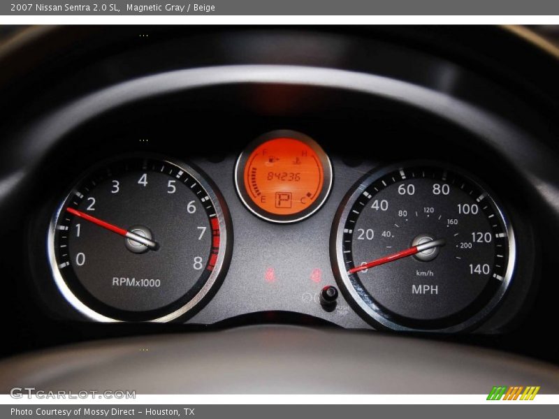 Magnetic Gray / Beige 2007 Nissan Sentra 2.0 SL