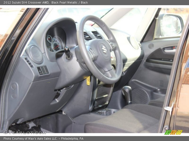 Black Pearl Metallic / Black 2012 Suzuki SX4 Crossover AWD
