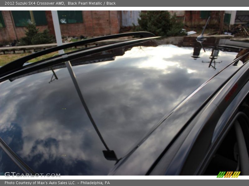 Black Pearl Metallic / Black 2012 Suzuki SX4 Crossover AWD