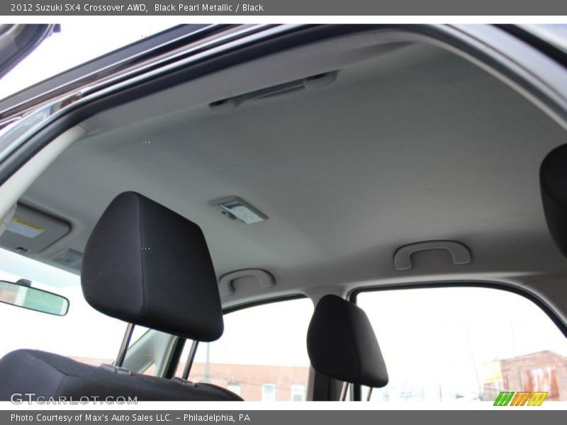 Black Pearl Metallic / Black 2012 Suzuki SX4 Crossover AWD
