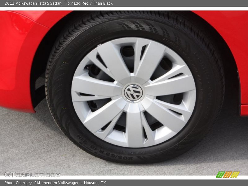 Tornado Red / Titan Black 2012 Volkswagen Jetta S Sedan