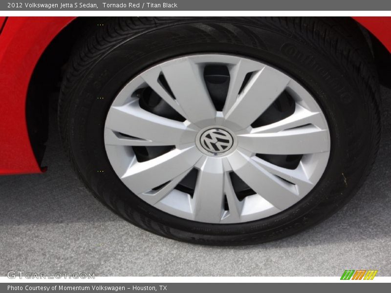 Tornado Red / Titan Black 2012 Volkswagen Jetta S Sedan