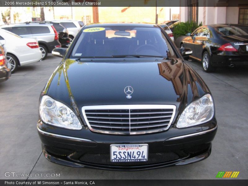 Black / Charcoal 2006 Mercedes-Benz S 500 Sedan