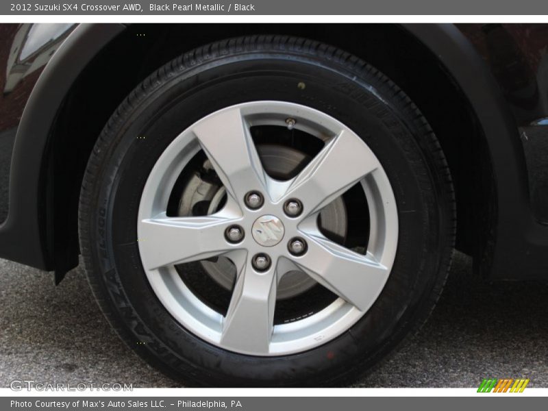 Black Pearl Metallic / Black 2012 Suzuki SX4 Crossover AWD