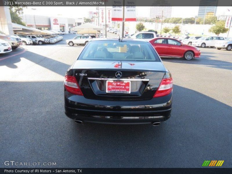 Black / Almond/Mocha 2011 Mercedes-Benz C 300 Sport