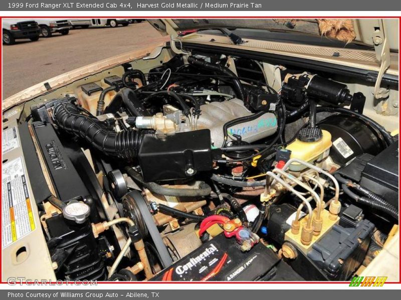 Harvest Gold Metallic / Medium Prairie Tan 1999 Ford Ranger XLT Extended Cab 4x4