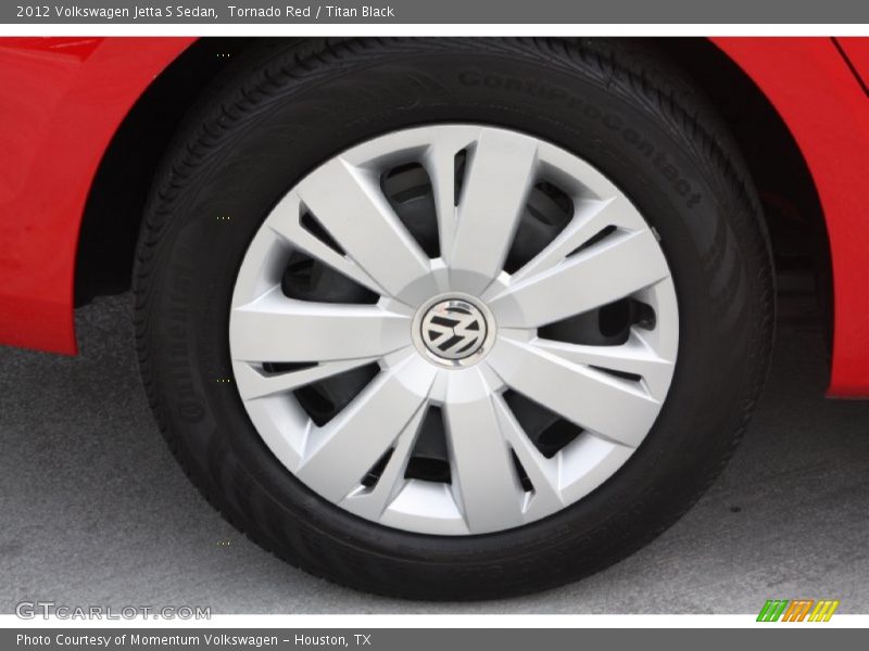 Tornado Red / Titan Black 2012 Volkswagen Jetta S Sedan