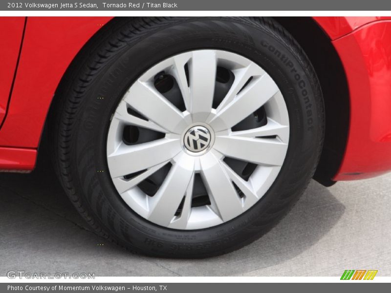 Tornado Red / Titan Black 2012 Volkswagen Jetta S Sedan