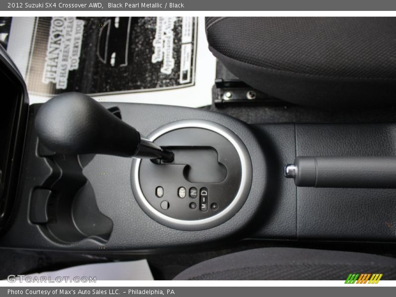Black Pearl Metallic / Black 2012 Suzuki SX4 Crossover AWD