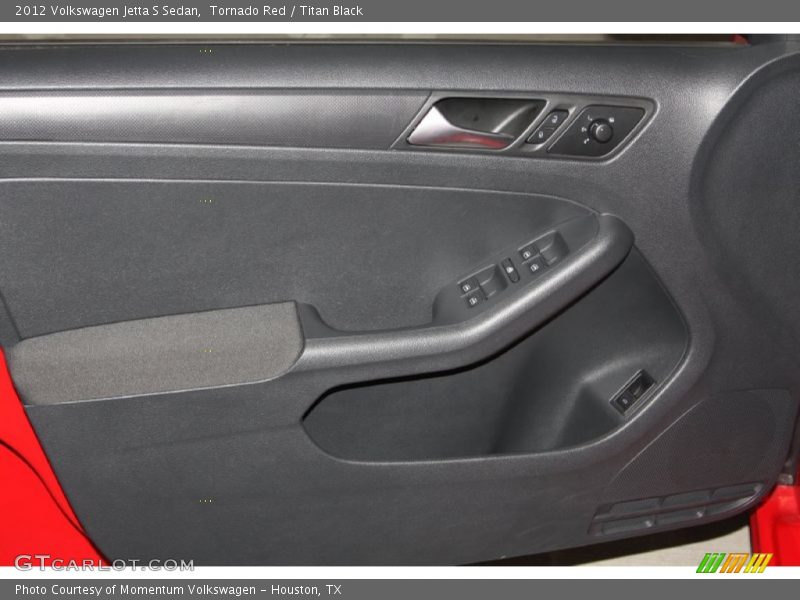 Tornado Red / Titan Black 2012 Volkswagen Jetta S Sedan