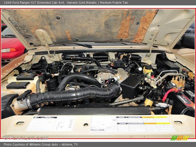 Harvest Gold Metallic / Medium Prairie Tan 1999 Ford Ranger XLT Extended Cab 4x4