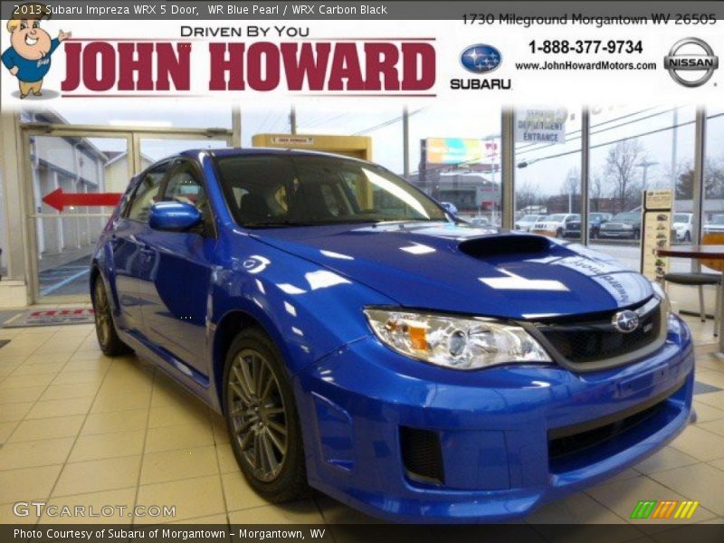 WR Blue Pearl / WRX Carbon Black 2013 Subaru Impreza WRX 5 Door