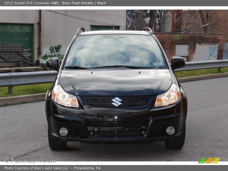 Black Pearl Metallic / Black 2012 Suzuki SX4 Crossover AWD