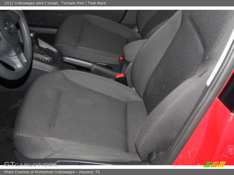 Tornado Red / Titan Black 2012 Volkswagen Jetta S Sedan