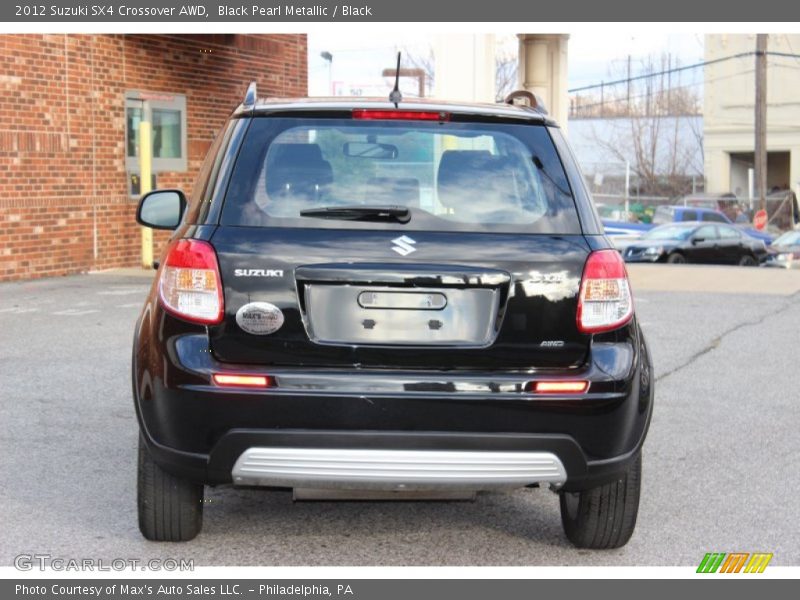 Black Pearl Metallic / Black 2012 Suzuki SX4 Crossover AWD