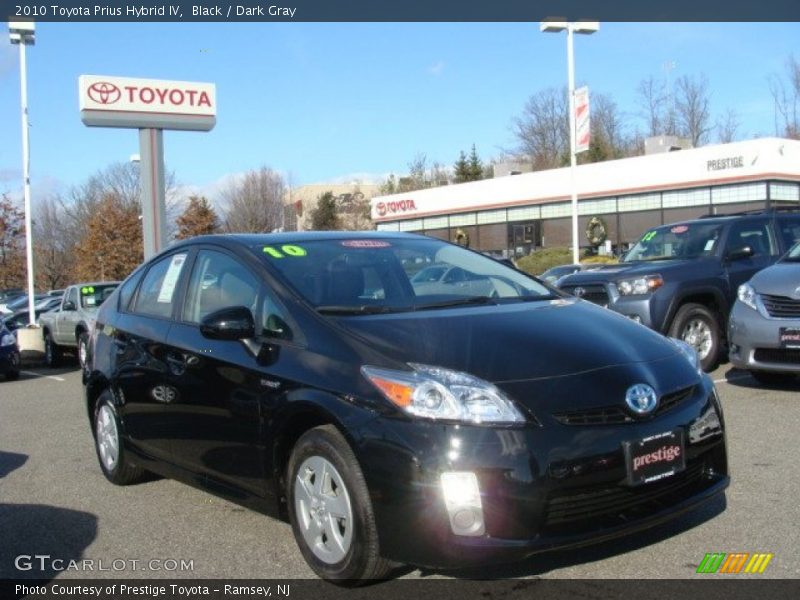 Black / Dark Gray 2010 Toyota Prius Hybrid IV