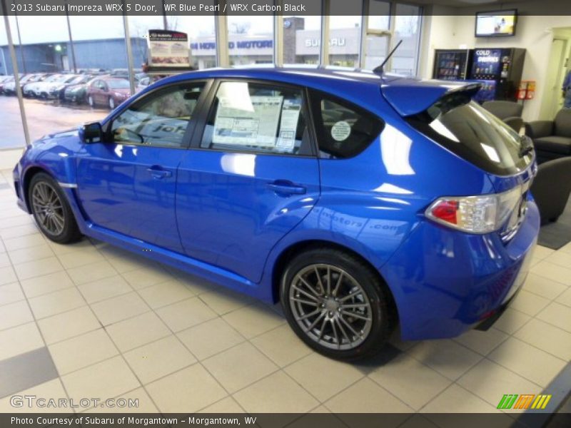 WR Blue Pearl / WRX Carbon Black 2013 Subaru Impreza WRX 5 Door