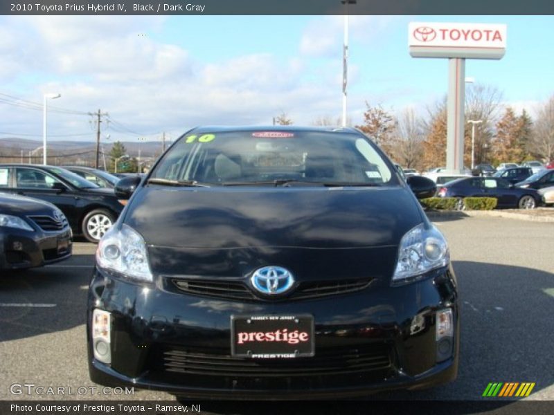 Black / Dark Gray 2010 Toyota Prius Hybrid IV