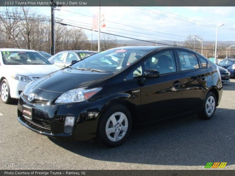 Black / Dark Gray 2010 Toyota Prius Hybrid IV