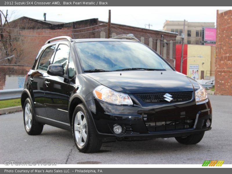 Black Pearl Metallic / Black 2012 Suzuki SX4 Crossover AWD
