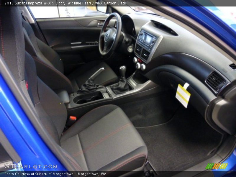  2013 Impreza WRX 5 Door WRX Carbon Black Interior