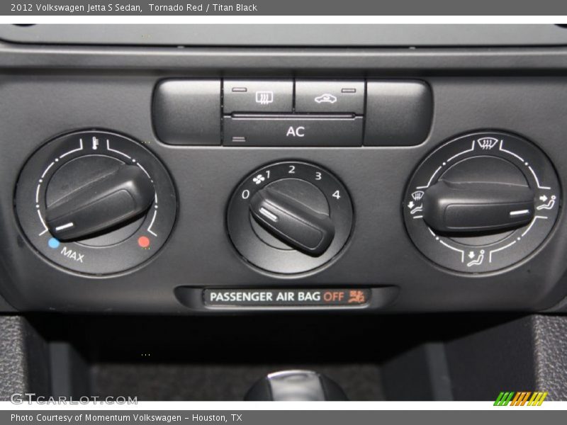 Tornado Red / Titan Black 2012 Volkswagen Jetta S Sedan